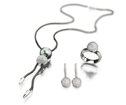 Cablecar Jewelry Circle Free Pearl Set