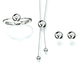 Cablecar Jewelry The Shorty Collection Set Weißgold Ref. BL547